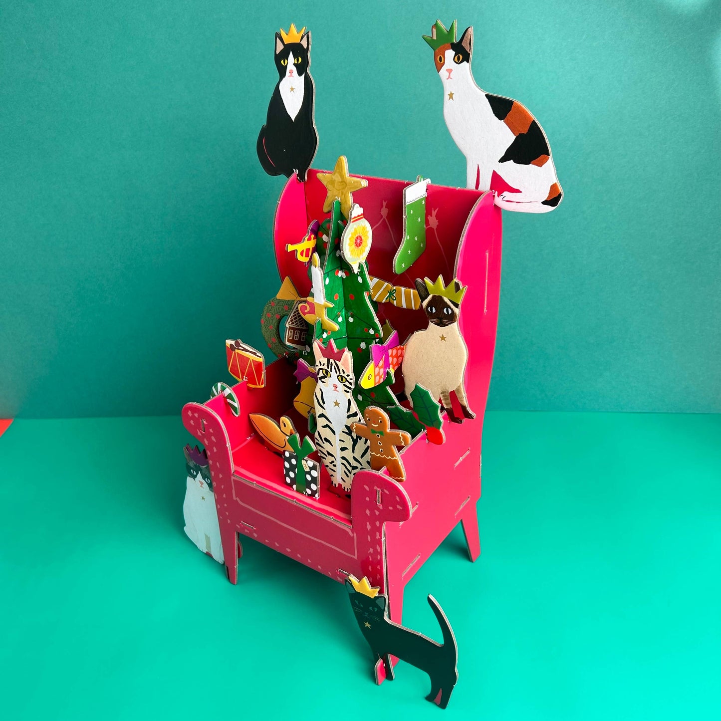 Cosy Cats Pop & Slot Large Advent Calendar