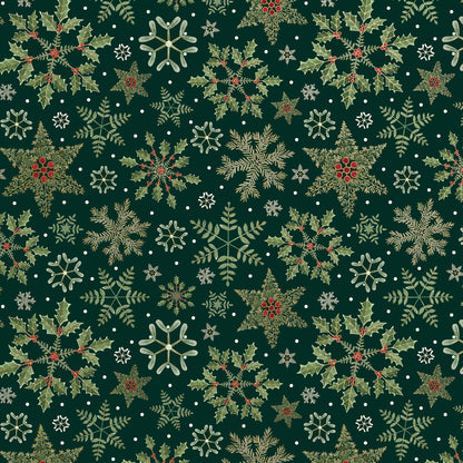 Forest Snowflakes Gift Wrap Paper, 2 Rolls