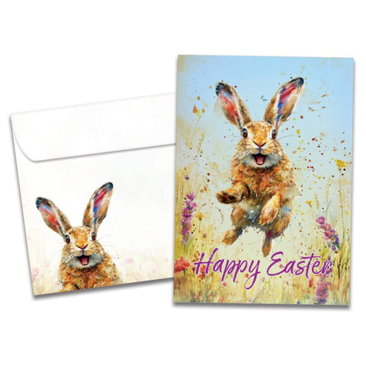 Happy Rabbit Easter Card