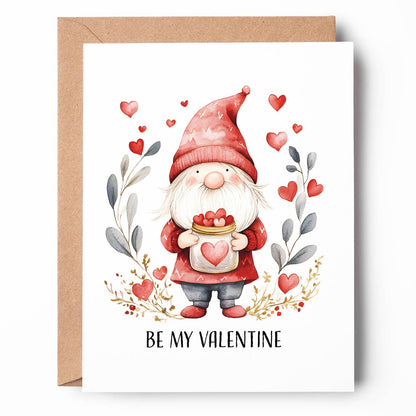 Gnome Valentine's Day Card