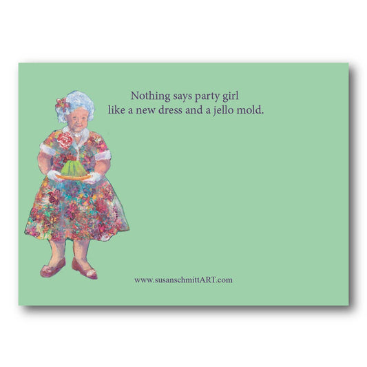 Party Girl Sticky Post-It Notes