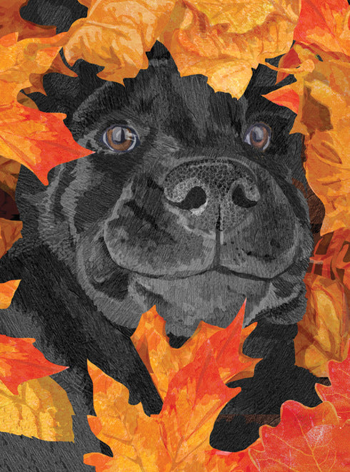 Autumn Pup Card