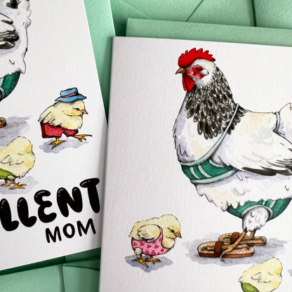 You're An Eggcellent Mom Mother's Day Card