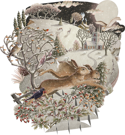 3D Pop-Up Gone Tomorrow Holiday Card