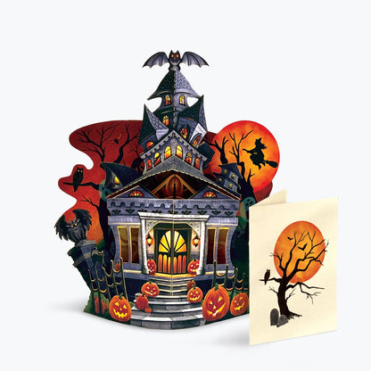 Haunted House Halloween Pop-Up Bouquet