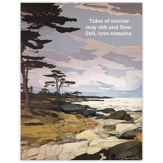 Tides Sympathy Card