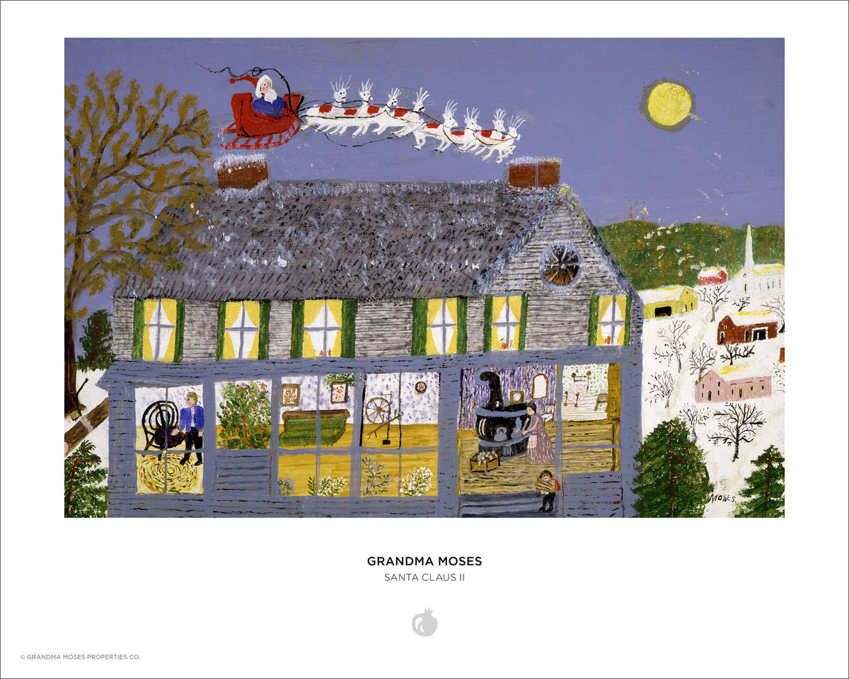 Grandma Moses: Santa Claus II 500 Piece Puzzle