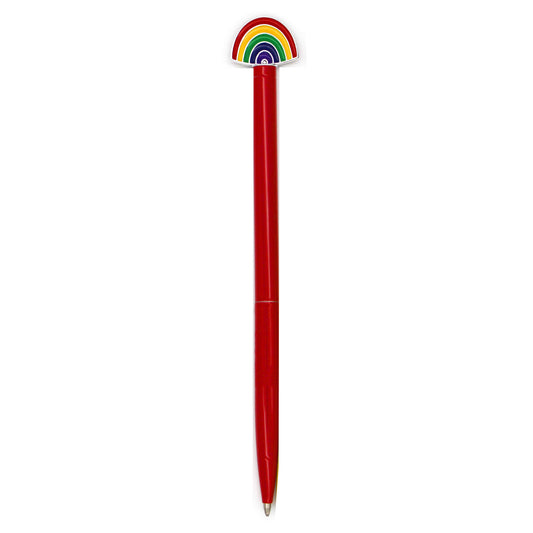 Red Rainbow Enamel Charm Pen