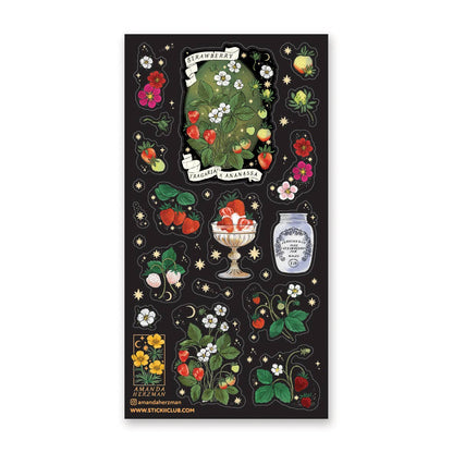 Enchanted Strawberry Botanica Sticker Sheet