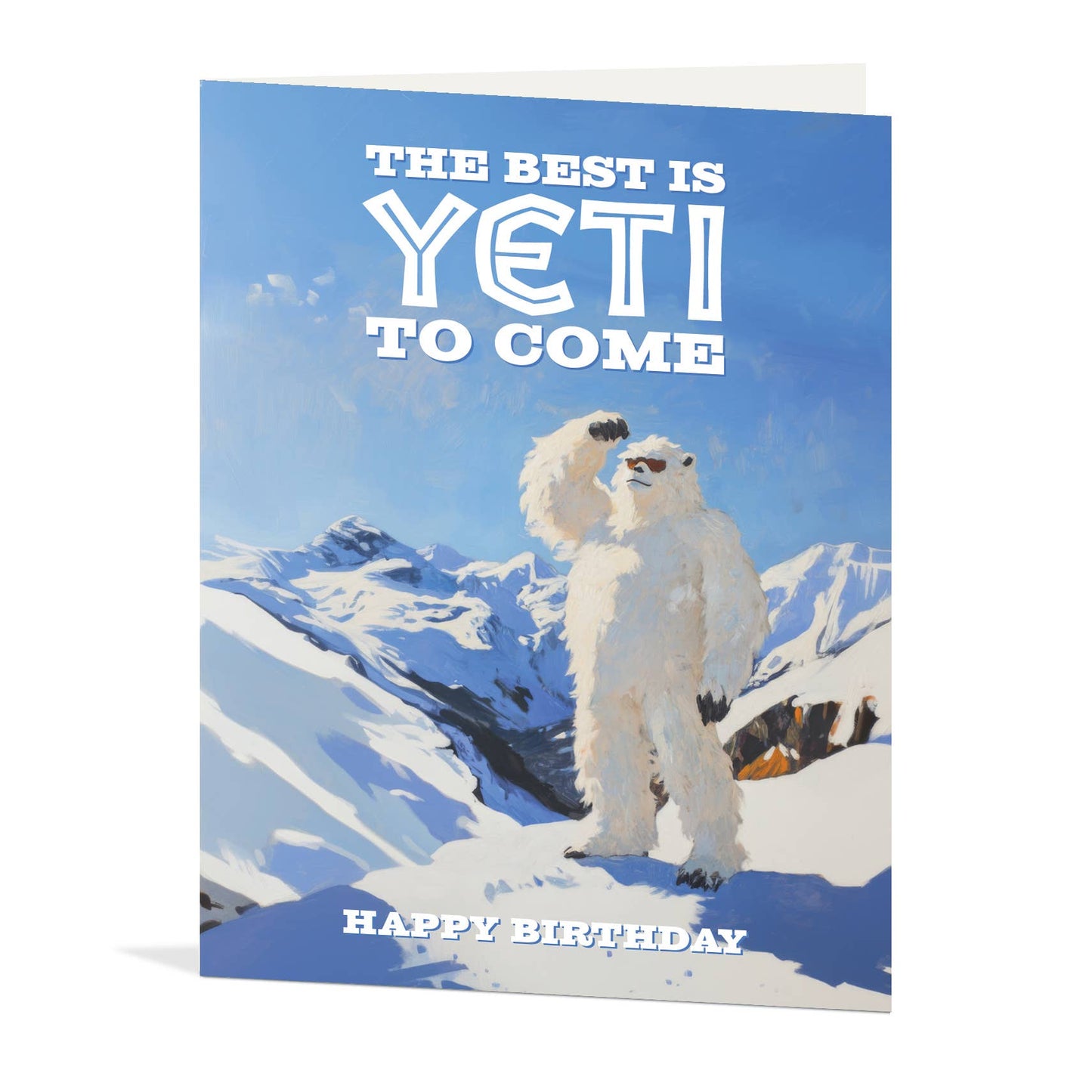 Best Yeti Birthday Card