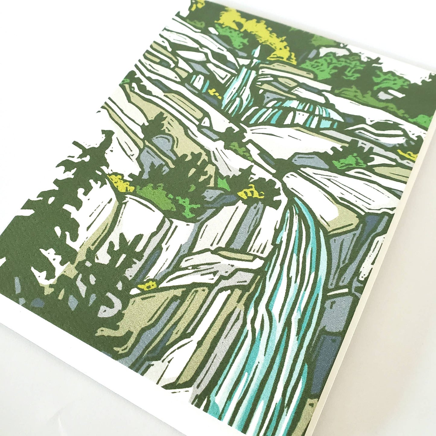 Mountain Waterfall Blank Boxed Cards