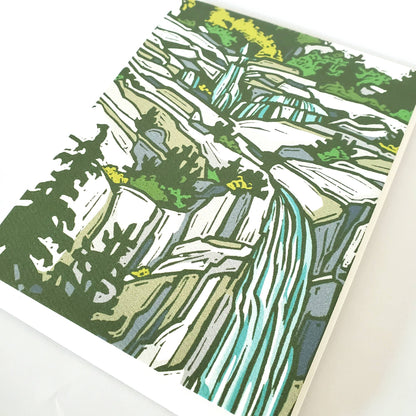 Mountain Waterfall Blank Boxed Cards