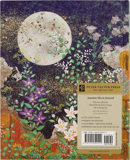 Autumn Moon Hardcover Journal