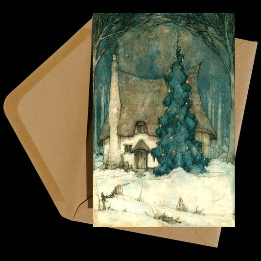 Christmas Cottage Holiday Card