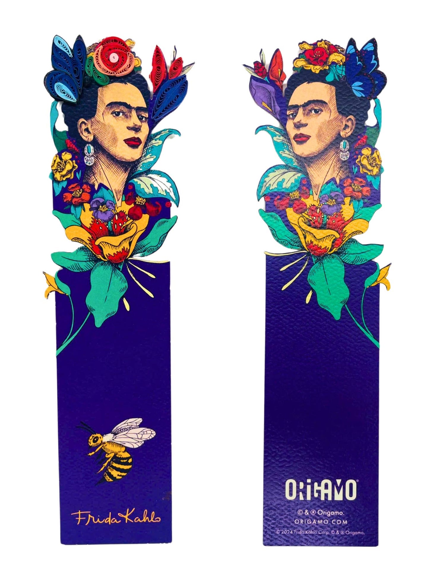 Frida Kahlo Flowers Quilling Bookmark
