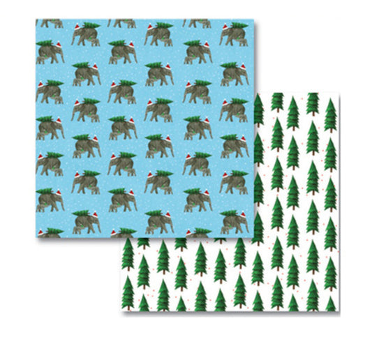 Elephant Tree Reversible Eco-wrap