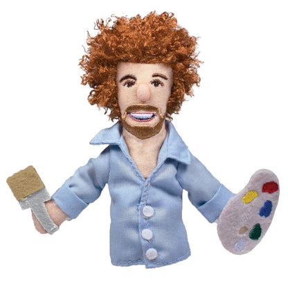 Bob Ross Magnetic Personality Finger Puppet