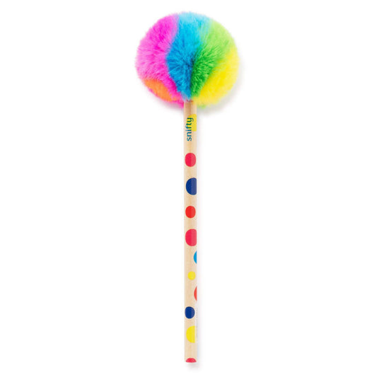 Rainbow Pom Pom Pencil