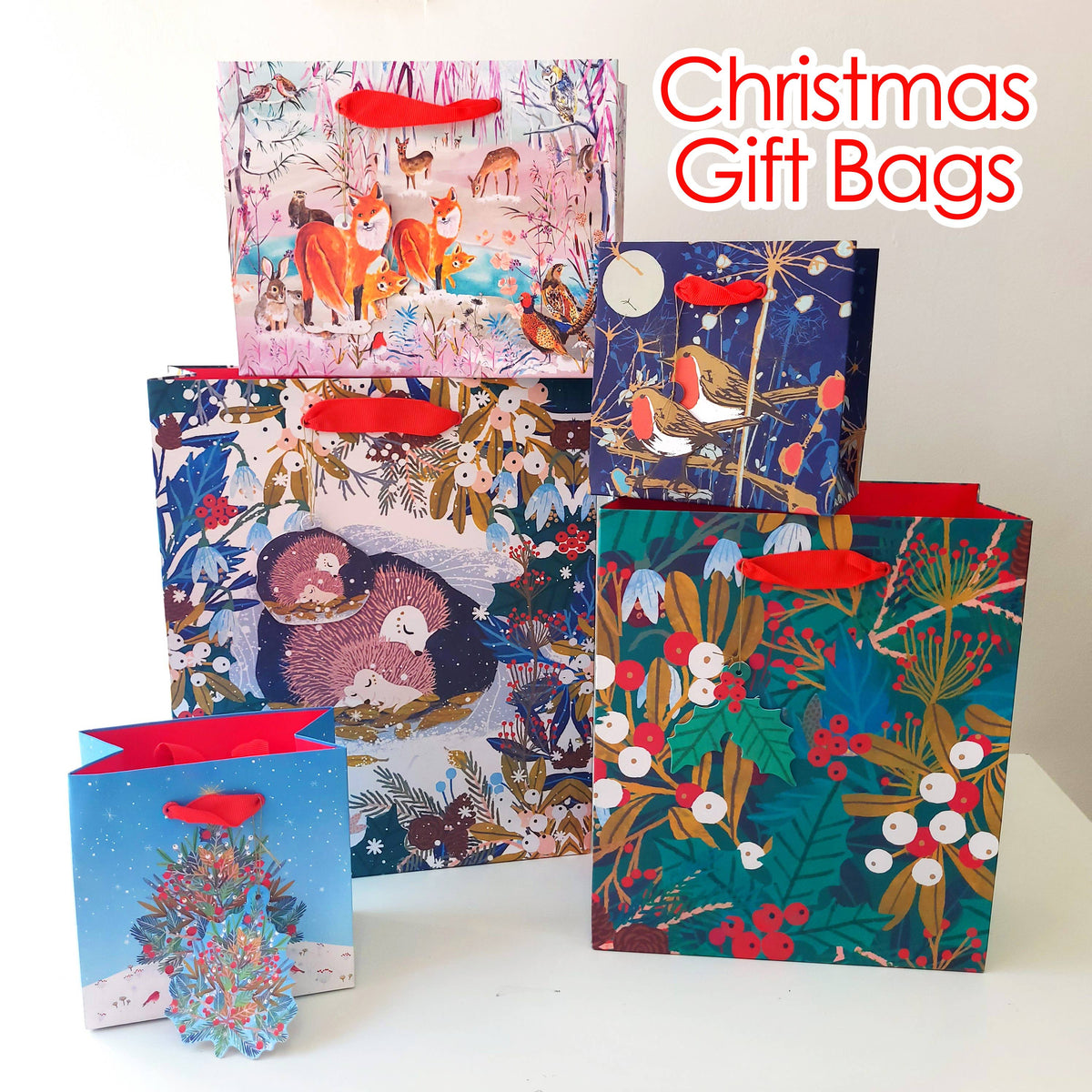 Beneath the Tree Medium Holiday Gift Bag