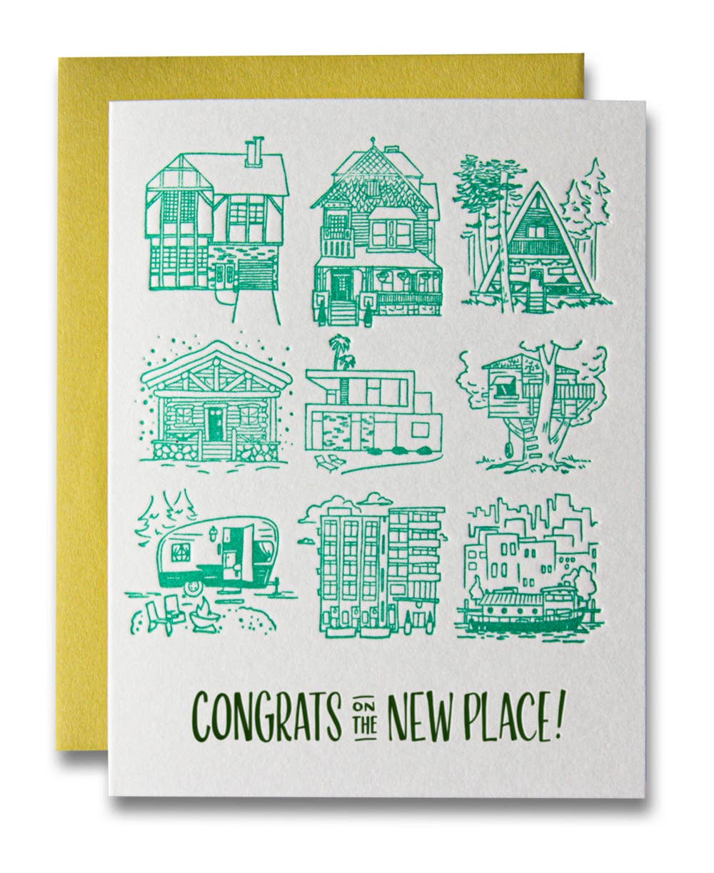 Congrats on the New Place New Home Card 