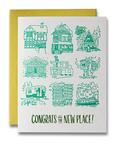 Congrats on the New Place New Home Card 