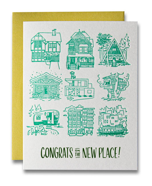 Congrats on the New Place New Home Card 