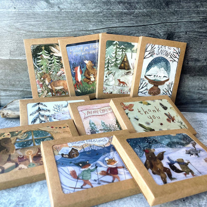 Woodland Christmas Boxed Cards