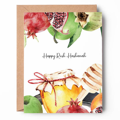 Honey Rosh Hashanah Card