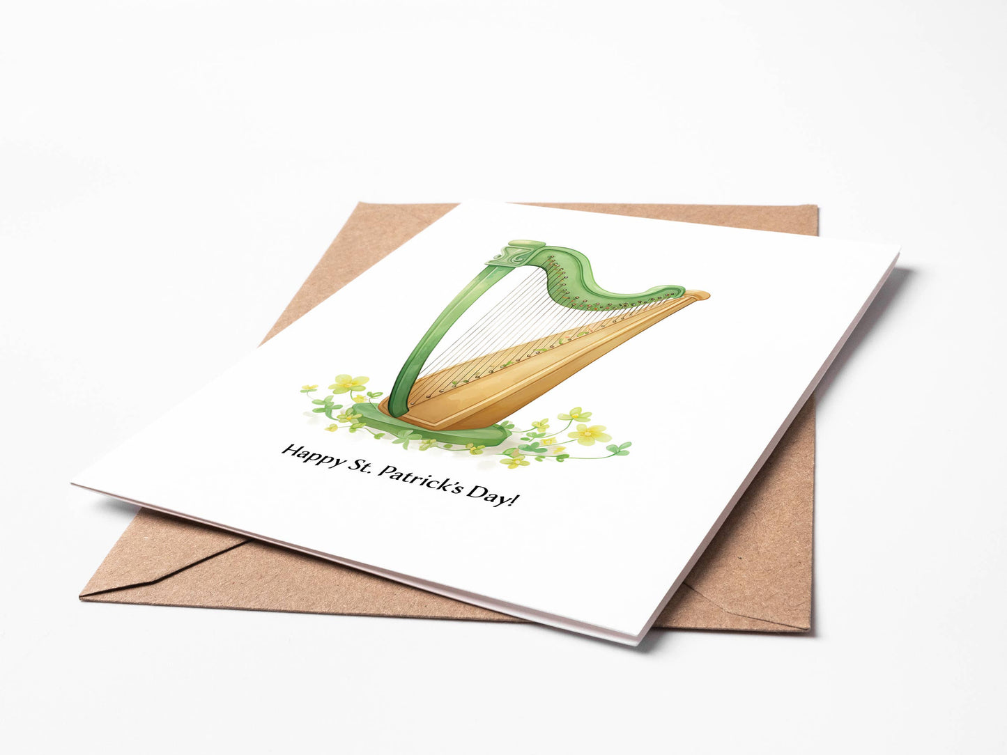 Lucky Harp St. Patrick's Day Card