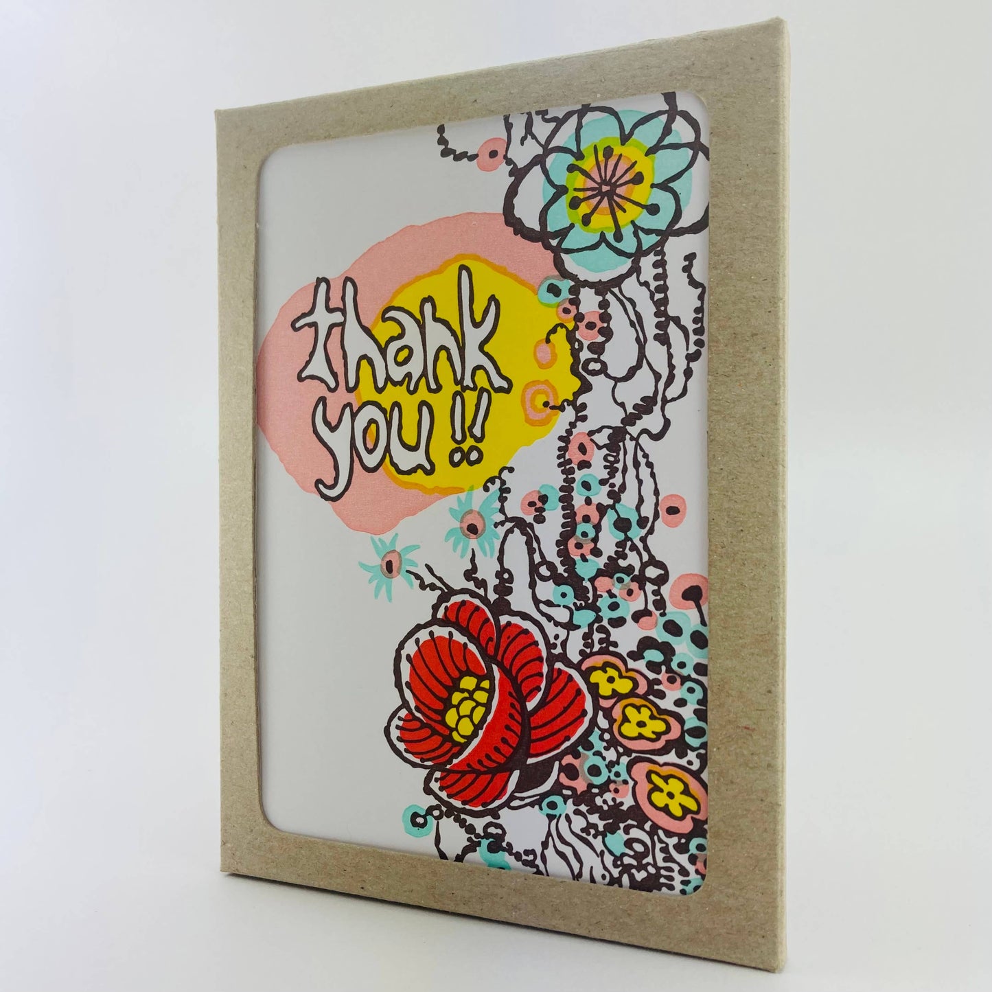 Flowers & Vines Thank You Boxed Note Cards