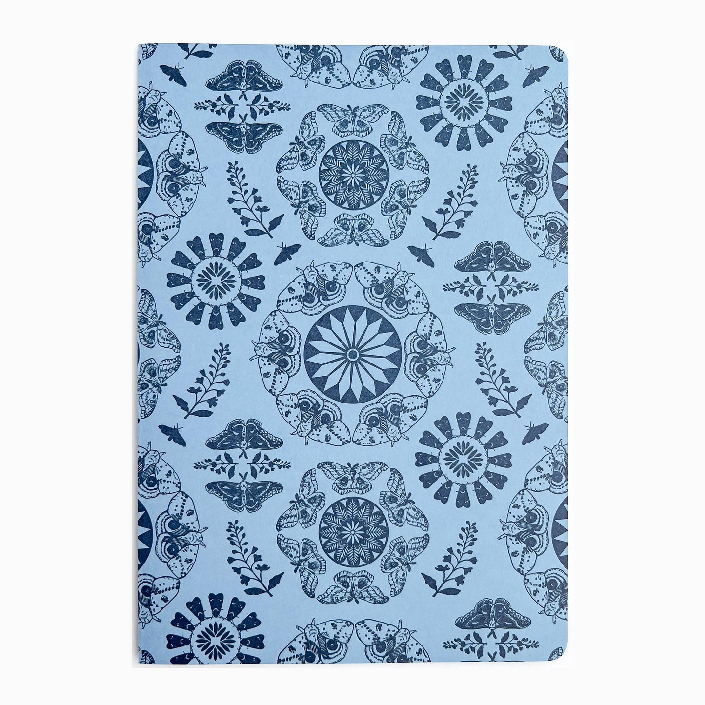 Moth Pattern Extra Large Notebook Journal