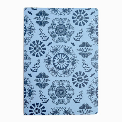 Moth Pattern Extra Large Notebook Journal
