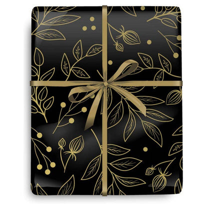 Noir Garden Reversible Holiday Wrapping Set