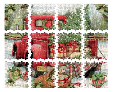 Santa's Truck Puzzle Advent Calendar