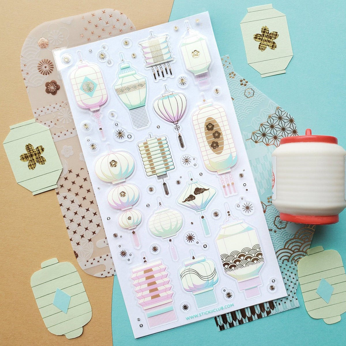 Lantern Lights Sticker Sheet