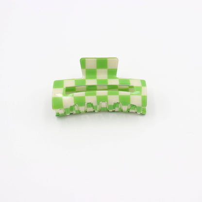Checkered Hair Claw