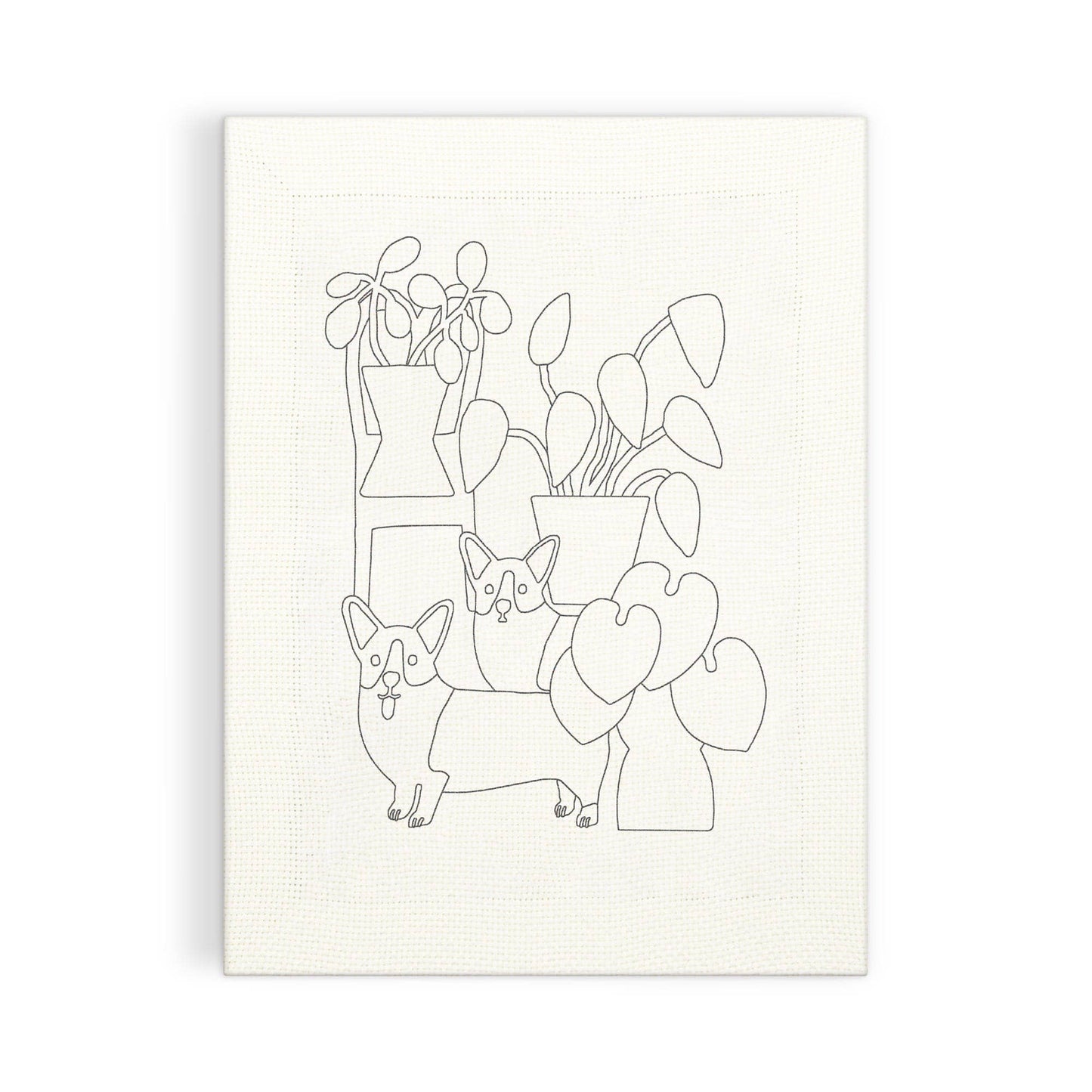 Corgi & Friends DIY Punch Needle Kit