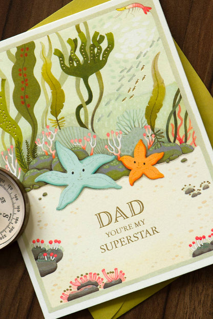 Starfish Father's Day Card