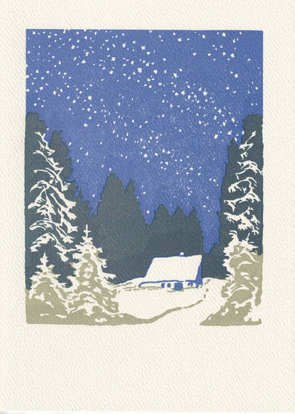 Quiet Night Holiday Cards