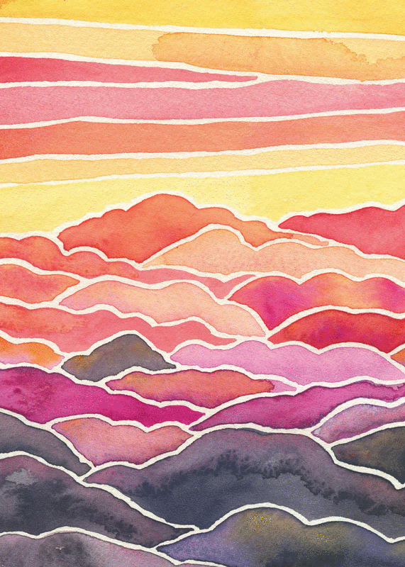 Picicci Lanscape Rainbows Assorted Boxed Note Cards