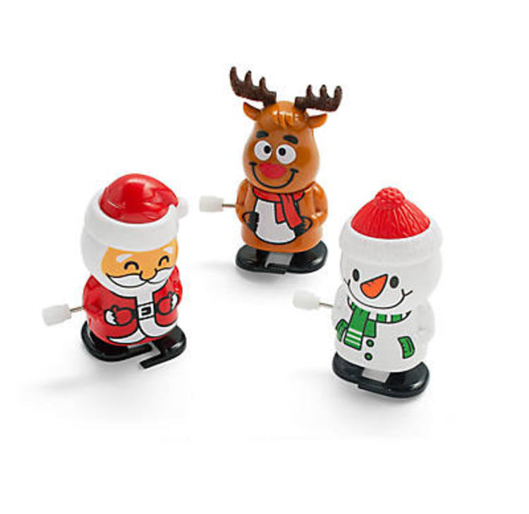 Christmas Wind-Up Toys, Set of 3