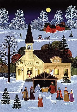 Country Nativity Small Boxed Holiday Cards