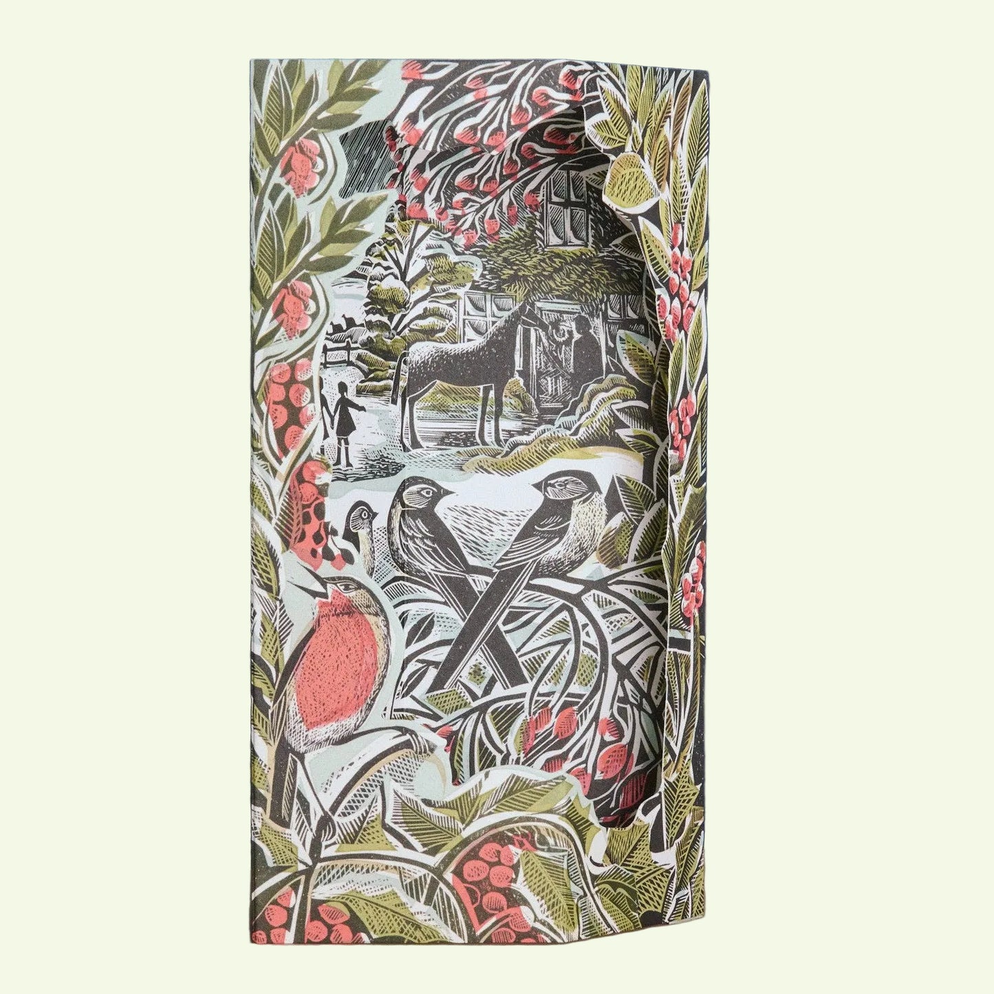 Holly Hedge & Home Die-Cut Card