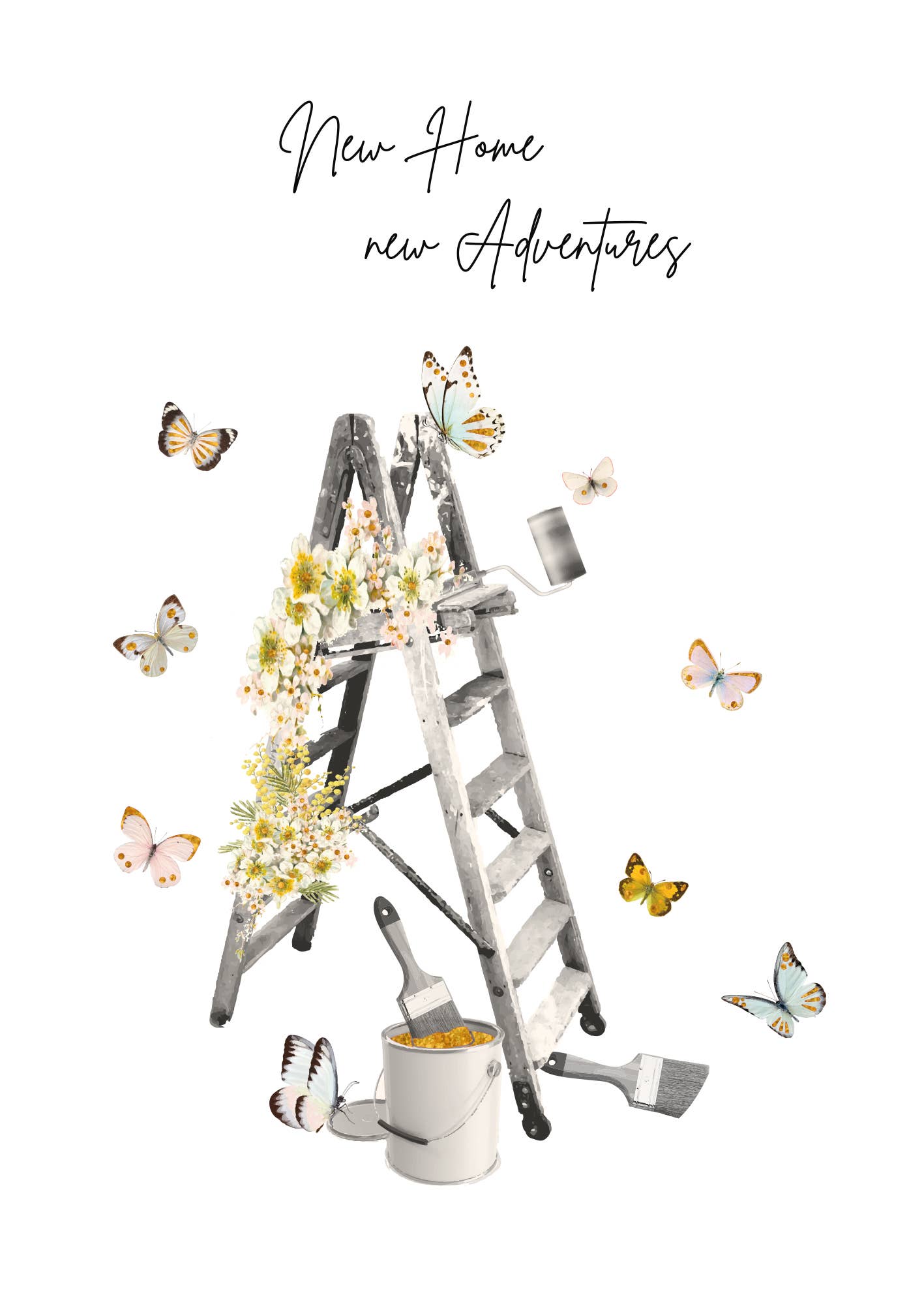 New Adventures New Home Card