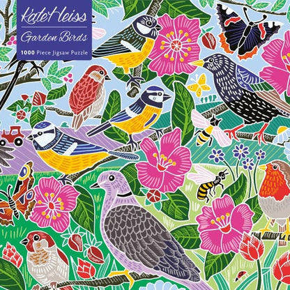 Kate Heiss: Garden Birds 1000 Piece Puzzle