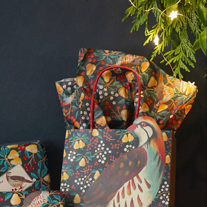 Partridge & Pear Holiday Tissue Paper