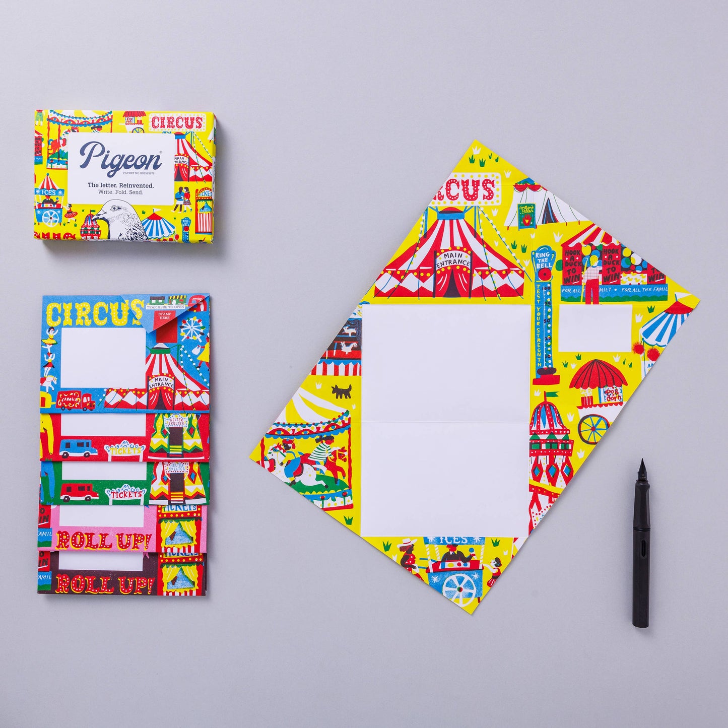 Circus Pigeon Folding Letter Pack