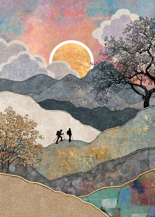 Hikers Blank Card