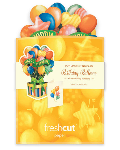 Balloon Bouquet Birthday Pop-Up Card