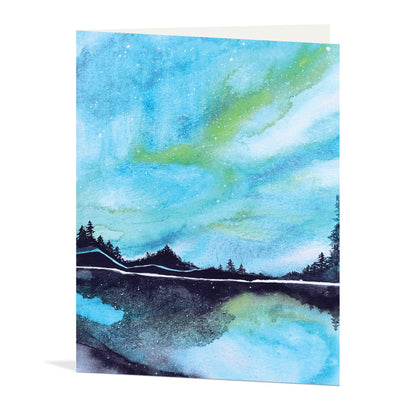 Northern Lights Blank Card